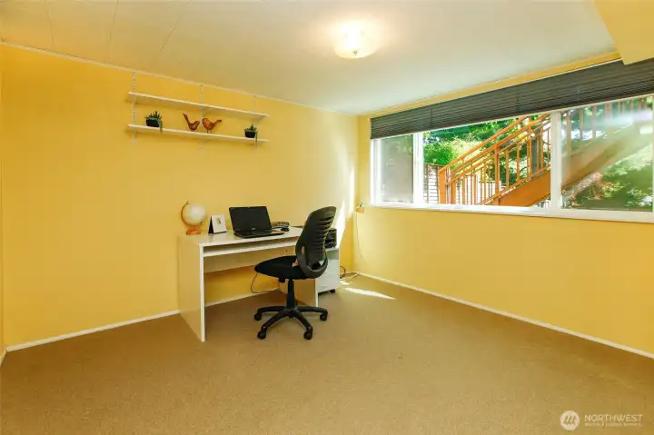 4th bedroom in basement