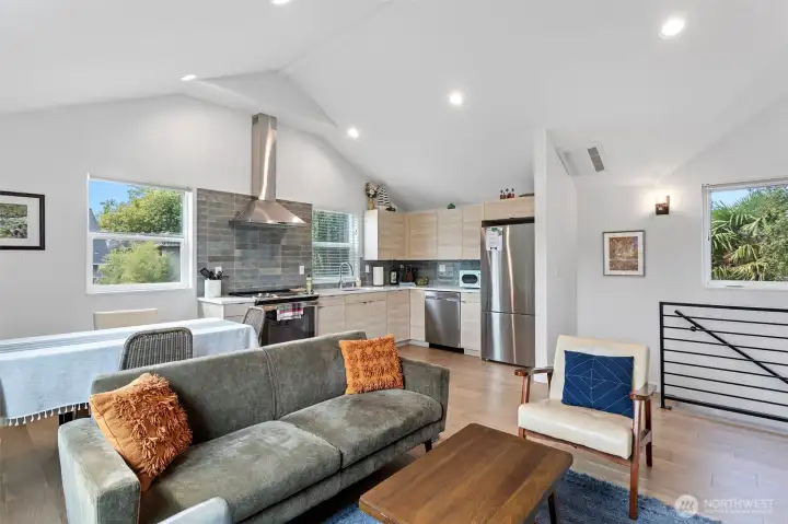 Living and dining room