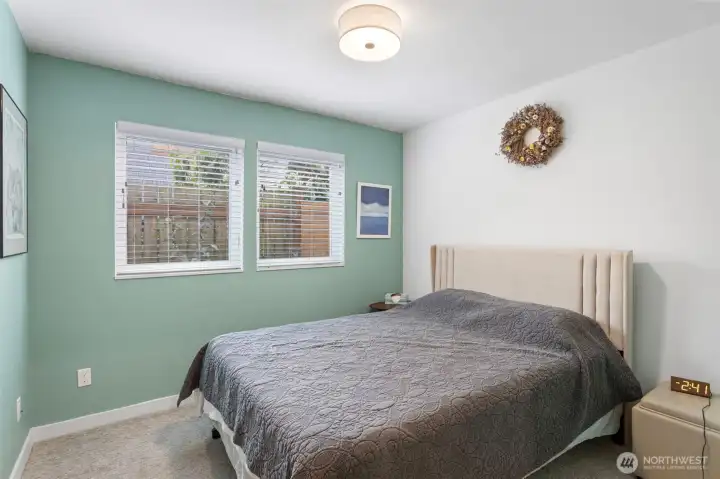 Second main floor bedroom with closet