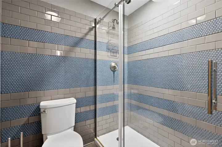 Custom tile work.
