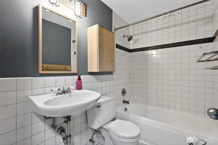 Full bathroom downstairs.
