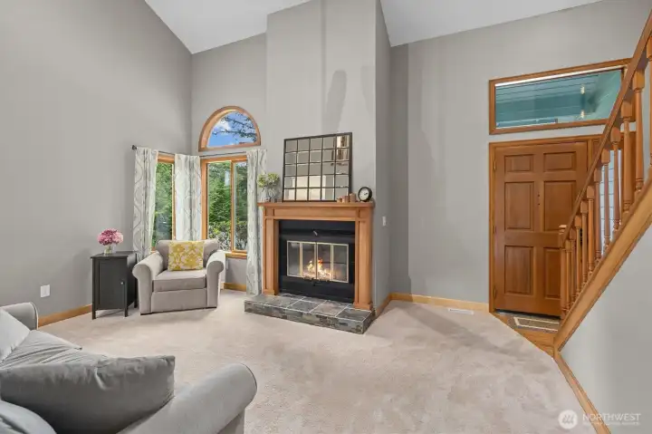 Entry and living room