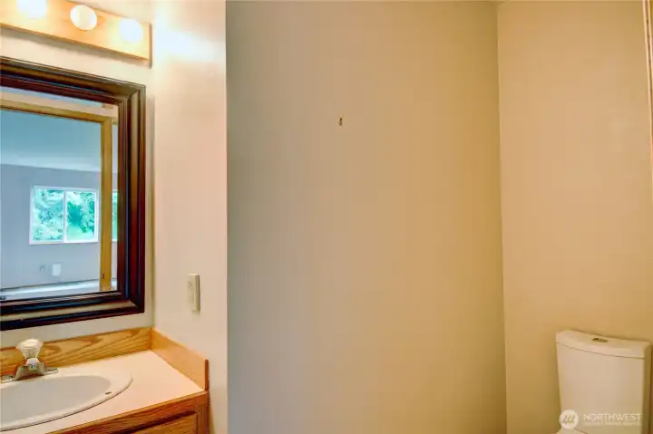 Main level 1/2 bath #2 just off the great room Main level 1/2 bath #2 just off the great room
