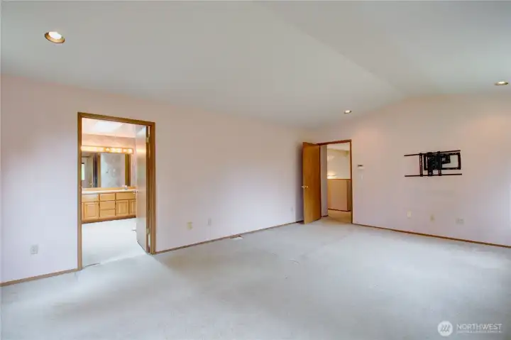HUGE primary suite with 5 piece ensuite and walk-in closet HUGE primary suite with 5 piece ensuite and walk-in closet