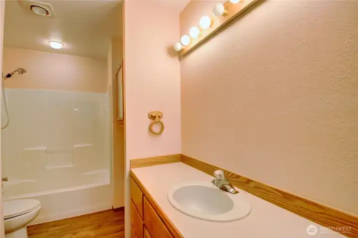 Upstairs hallway full bathroom Upstairs hallway full bathroom