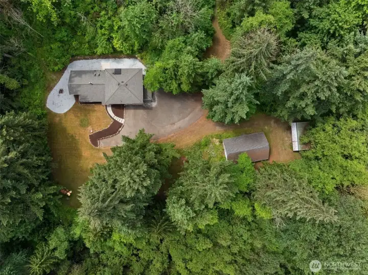 This 2.3-acre lot is completely private with no other home in view but so close to ALL amenities - it is a truly unique setting This 2.3-acre lot is completely private with no other home in view but so close to ALL amenities - it is a truly unique setting