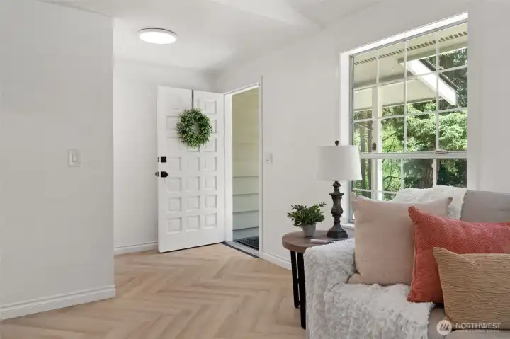 Step inside to a completely remodeled, bright, open floor plan Step inside to a completely remodeled, bright, open floor plan