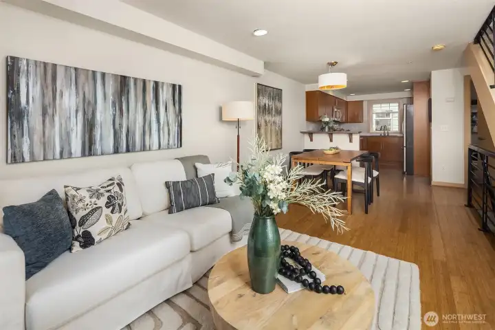 Open-concept living at its best—keeping everyone connected whether you're hosting game day, gathering with friends, or enjoying a quiet evening at home.