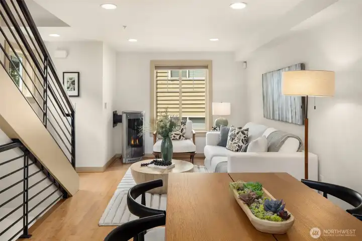 Whether hosting dinner with friends or enjoying a quiet night at home, the seamless flow between dining and living spaces makes everyday living easy.