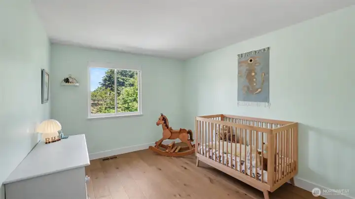 Upper-level, guest bedroom #1.