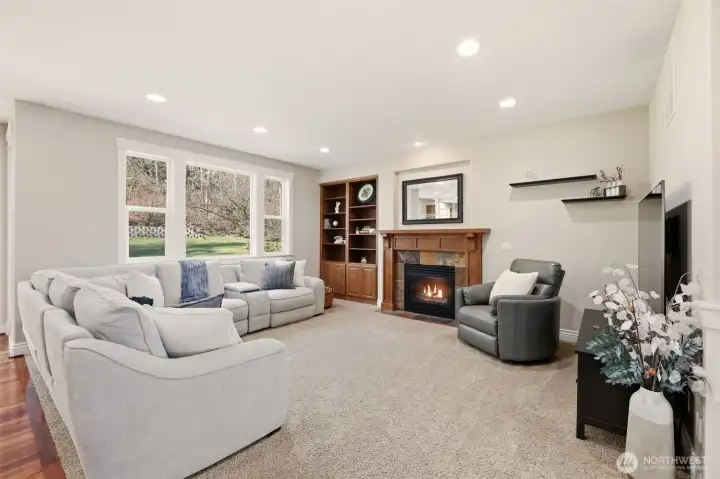Great Room siting area off of the kitchen Great Room siting area off of the kitchen