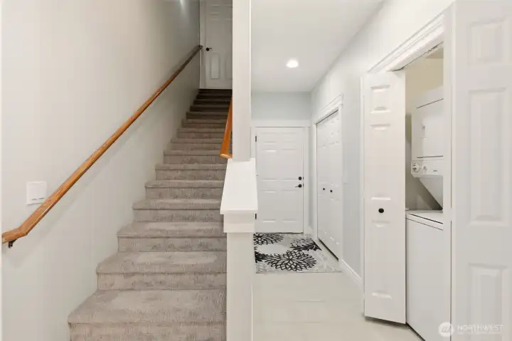 Downstairs Utility closet for MIL Downstairs Utility closet for MIL