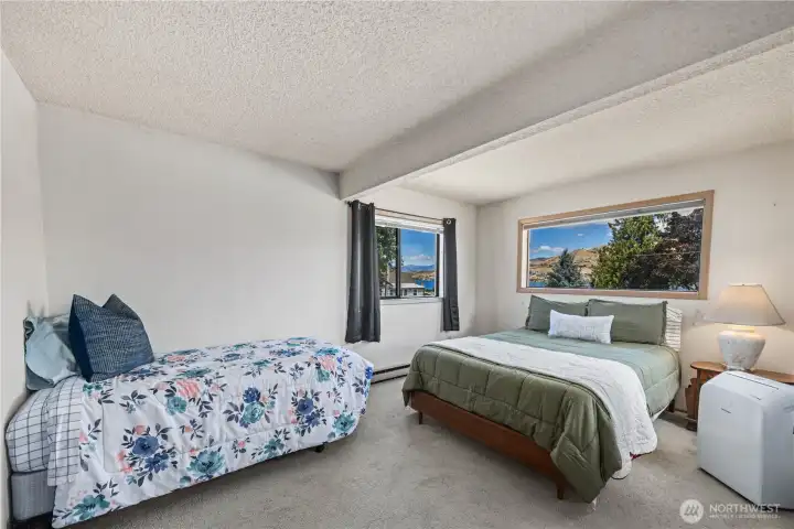 Spacious Primary Suite with stunning views