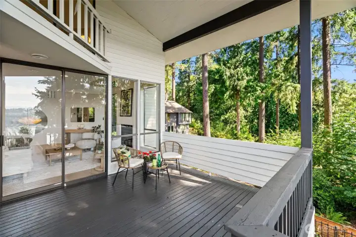 Enjoy a covered balcony year round! Enjoy a covered balcony year round!