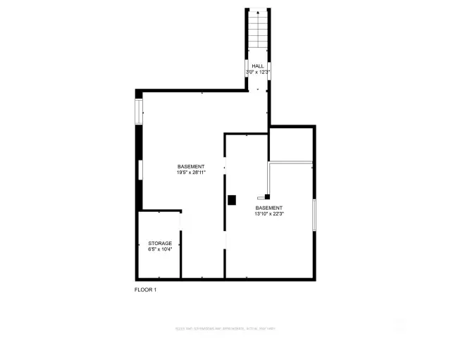 Discover the layout of the basement in this home.