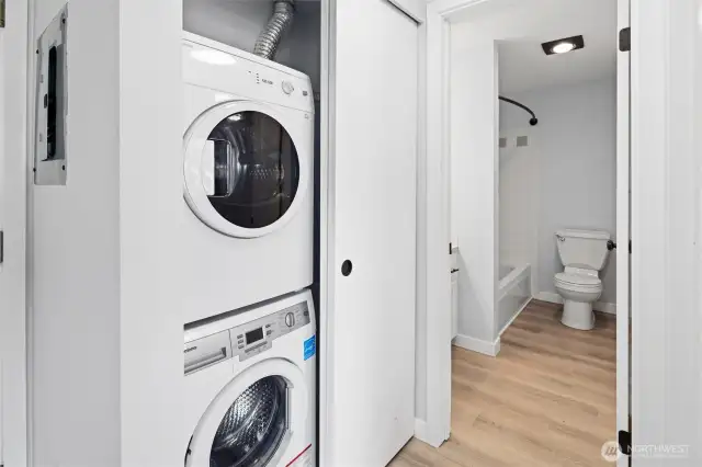 In unit laundry