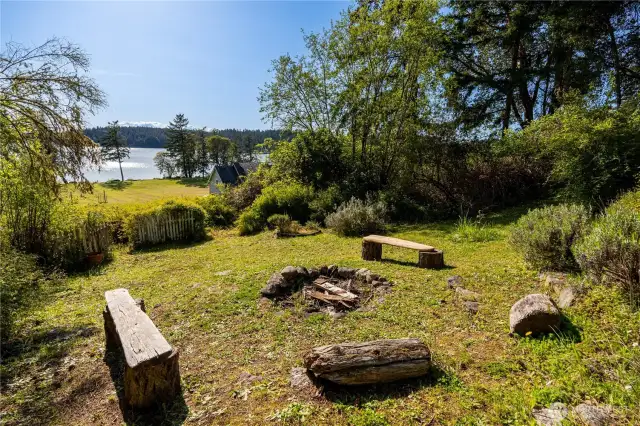 Fun firepit with a view
