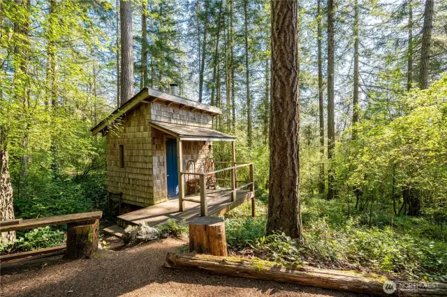 Exterior of the sauna
