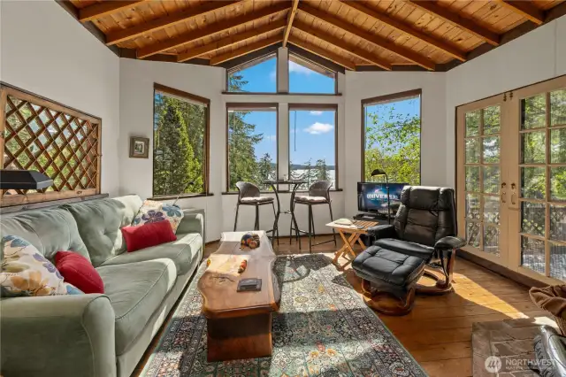 Sunken living room