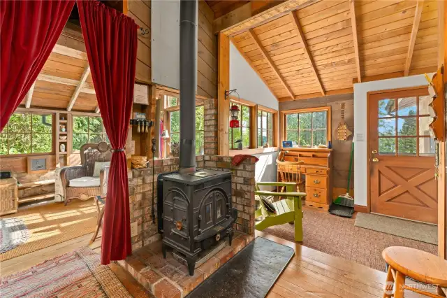 Entry to this gem of a home