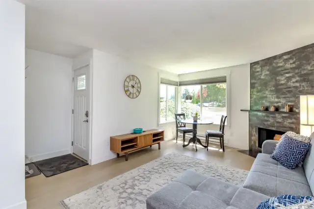 Entry and living room