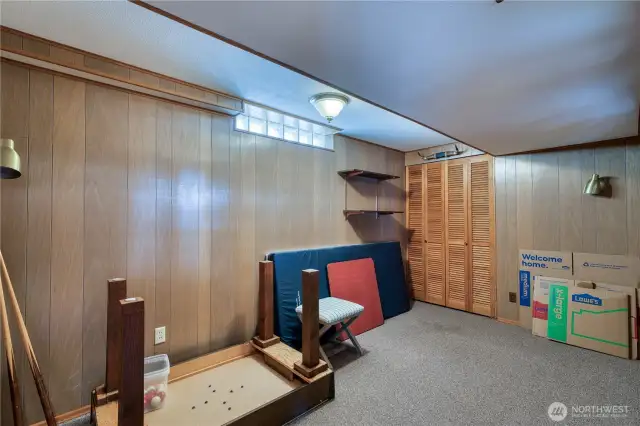 Downstairs bonus room