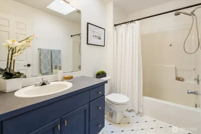 Second full bath upstairs