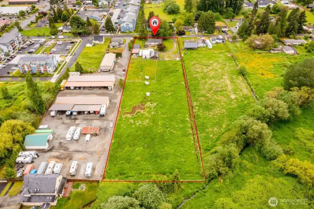 HUGE, 2.46 acre lot!