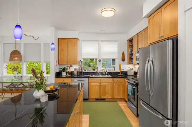 This kitchen was designed to appeal to people who love to cook!