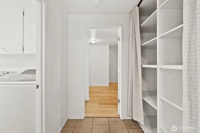 Pantry off kitchen