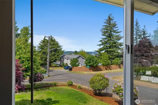 View of Commencement Bay from the Primary Bedroom!