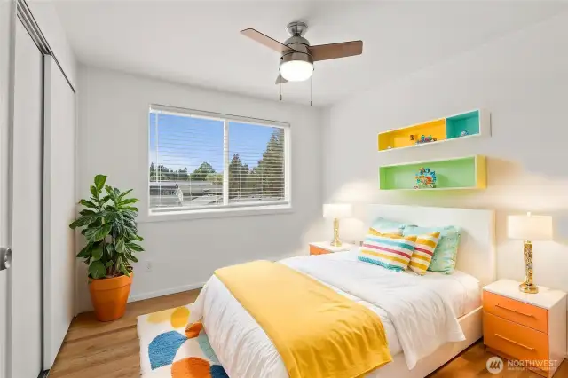 4th Bedroom virtually Staged on second level