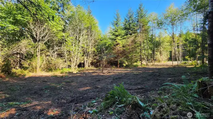 Home site is cleared and waiting for your home!