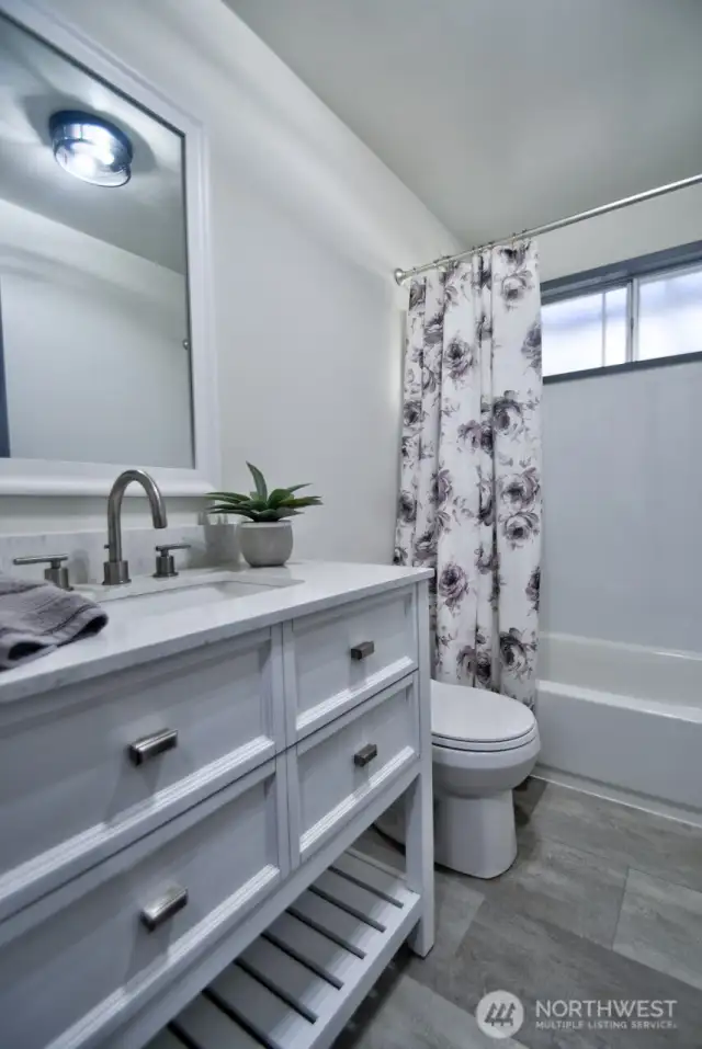 Remodeled guest room