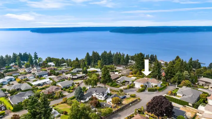 Surrounded by the Puget Sound!