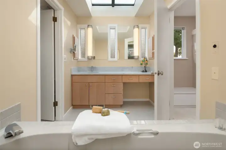 Primary bathroom.