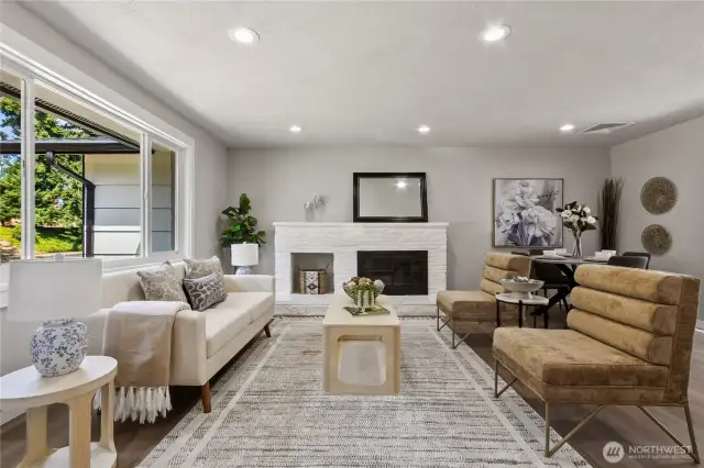 Light-filled spacious living room