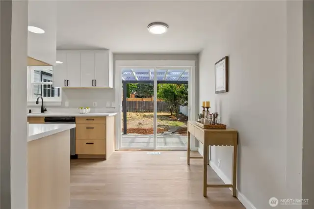 Breakfast nook or dining area