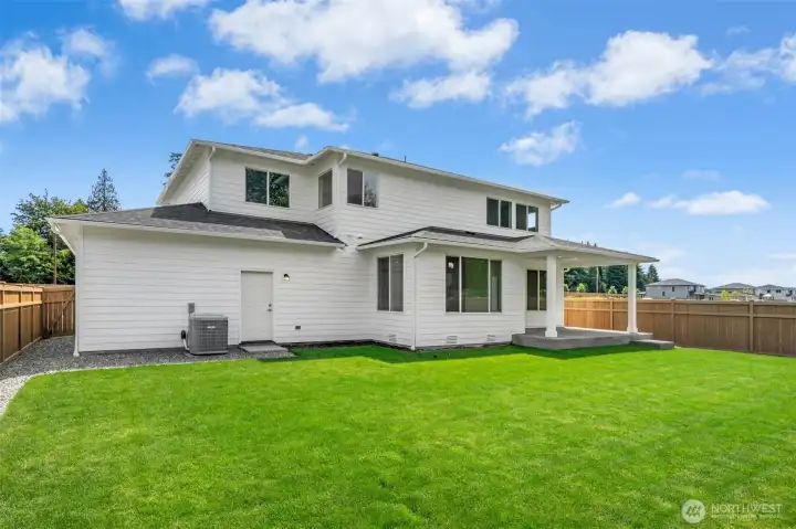 Actual Home. Flat yard!