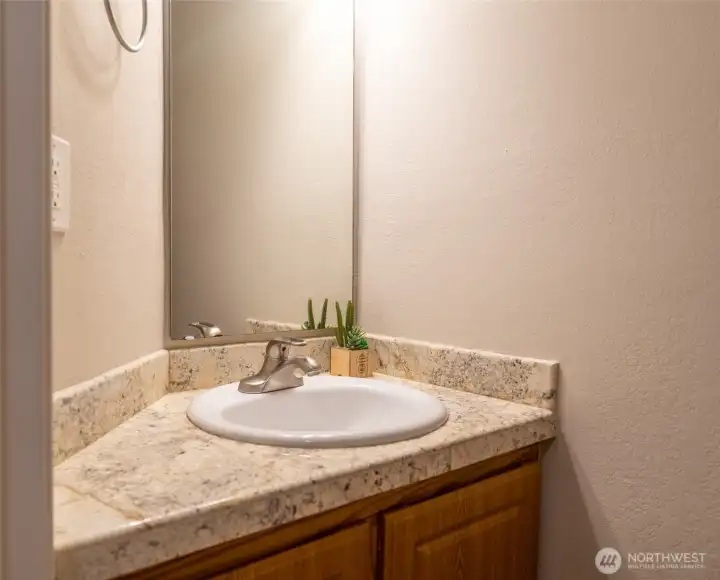 1/2 bathroom on main level