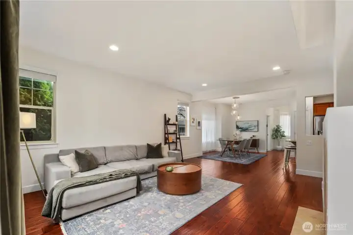 Sun filled living room
