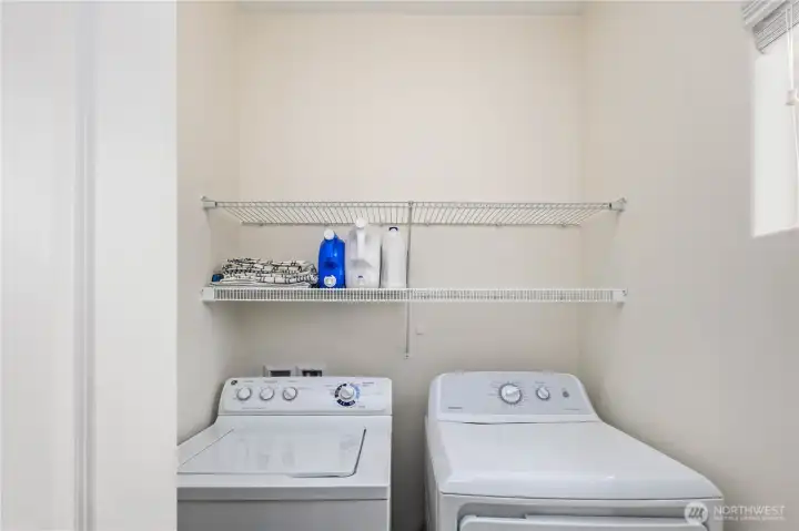 Main floor utility room