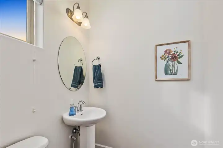Main floor half bath