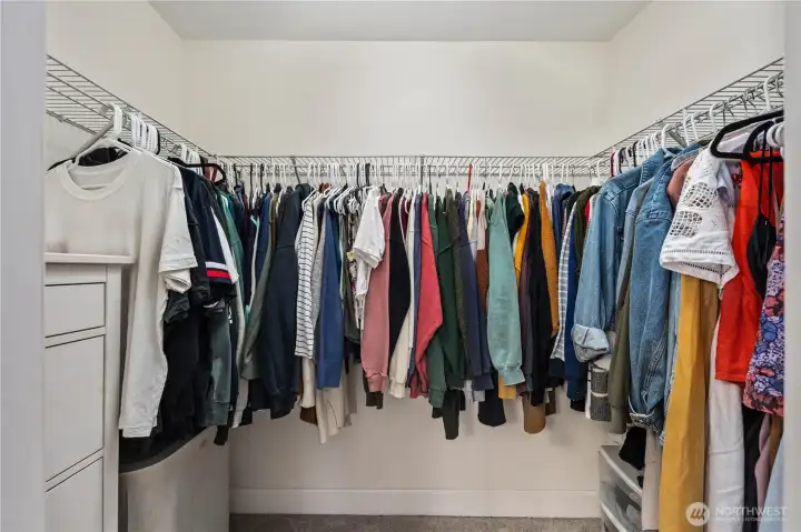 Primary Walk In Closet