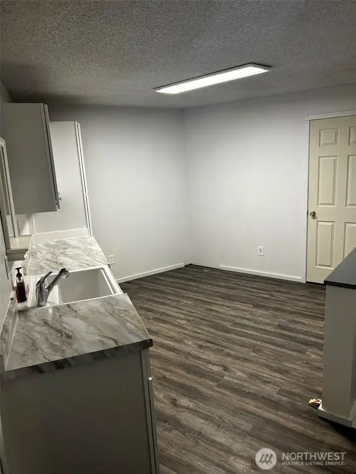 Mudroom off garage