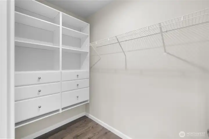 Big enough for two… or just one with a serious wardrobe.