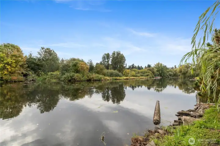 Riverfront living without the maintenance — the best of both worlds.