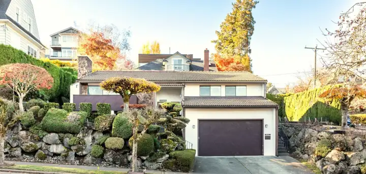 Front View Facing East