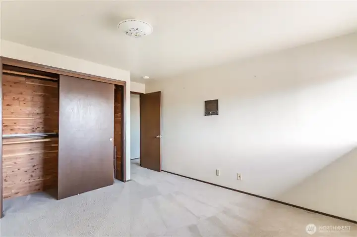 second bedroom across from bathroom