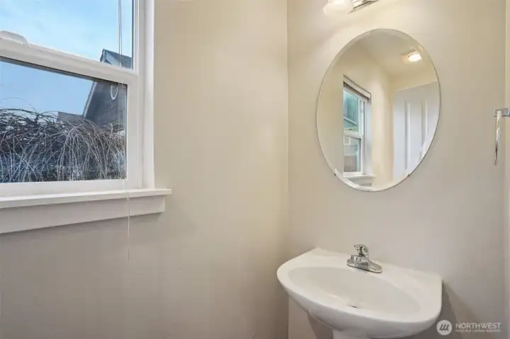 Powder Room on Main level